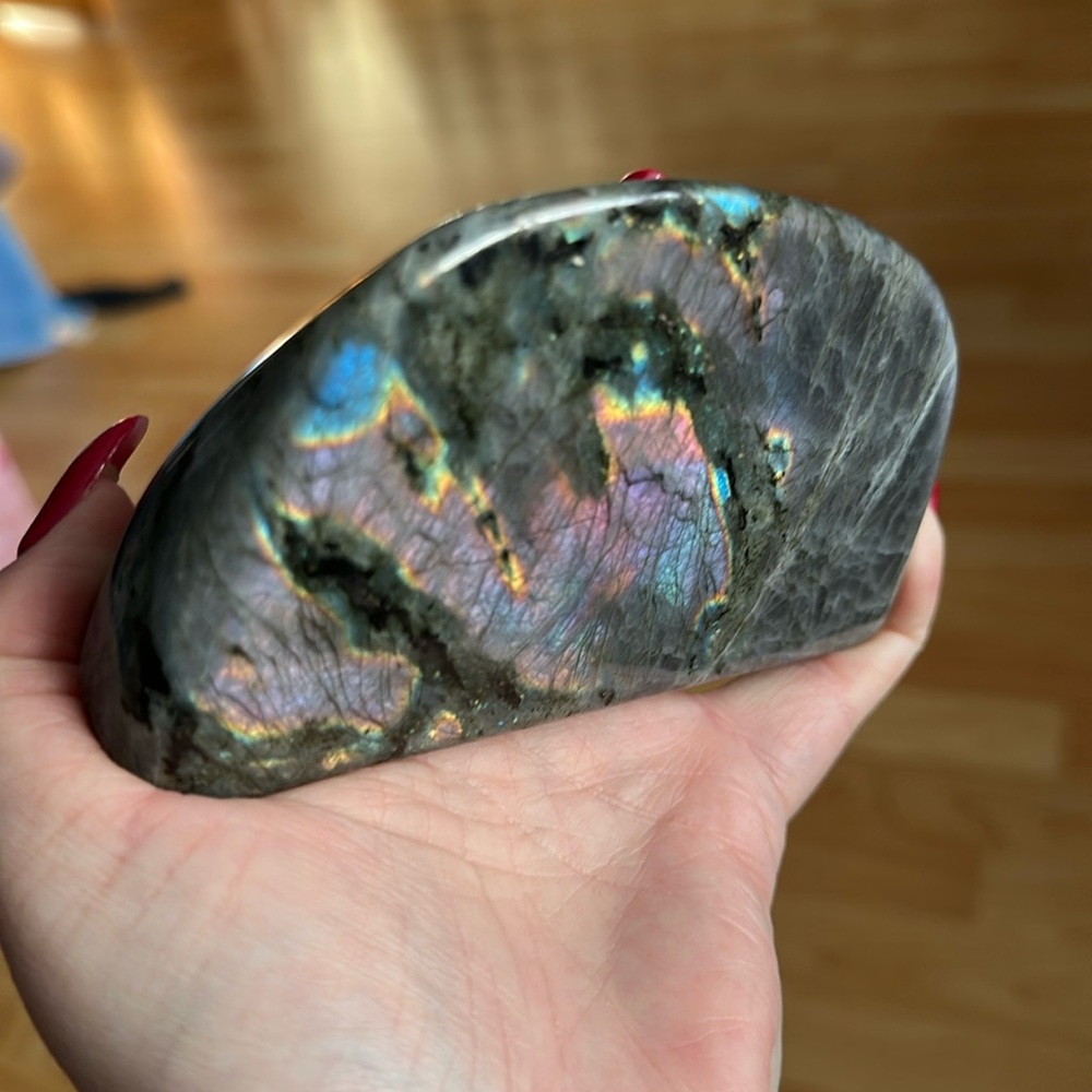 Purple lab free form #crystals#labradorite
